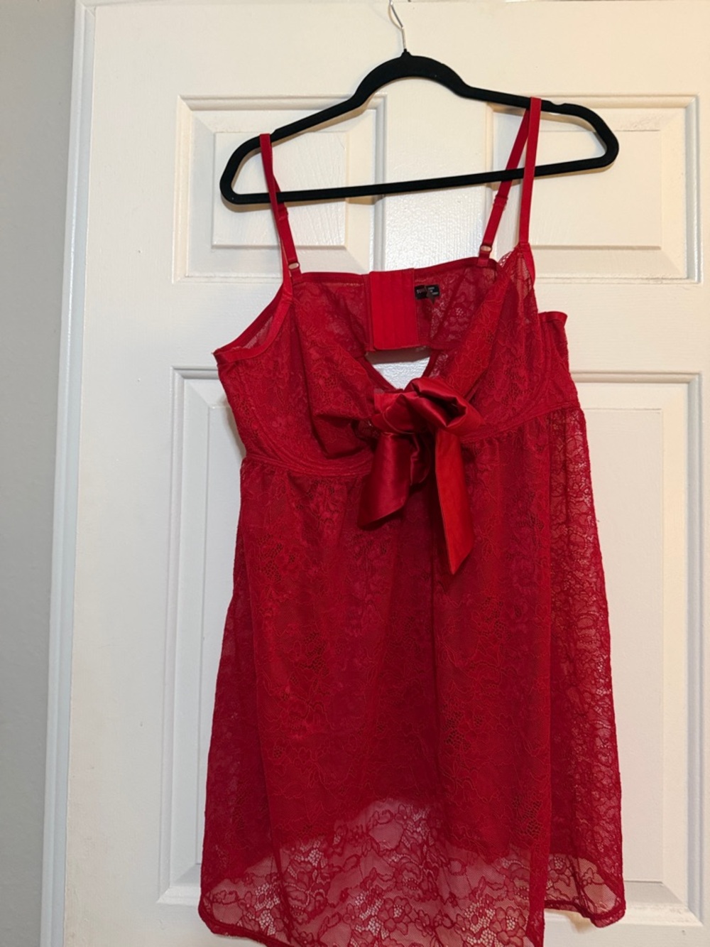 Torrid Curvy Red Lace Babydoll Lingerie